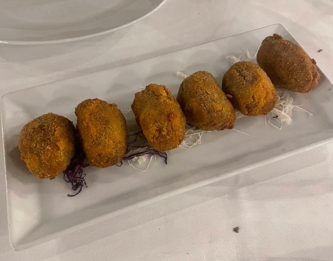 Plate of croquetas